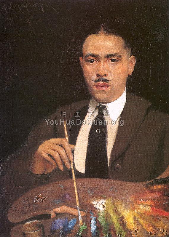 Self Portrait - 阿基保尔·约翰·莫特利